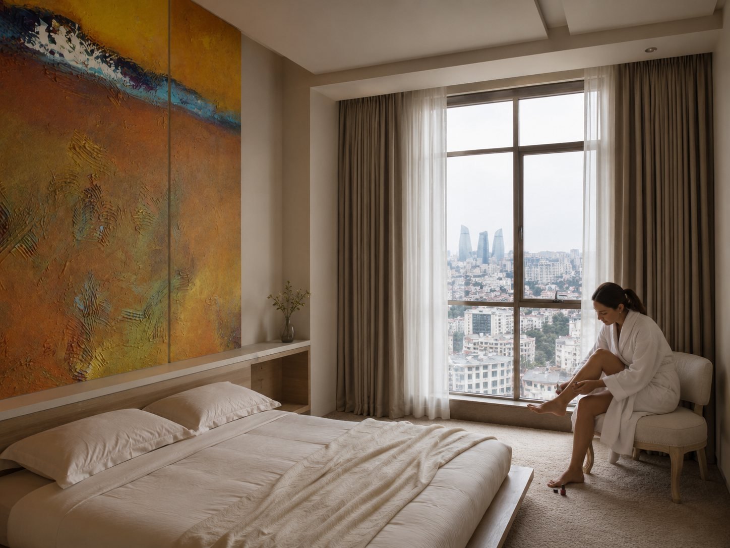 Apartment in Baku — Master bedroom