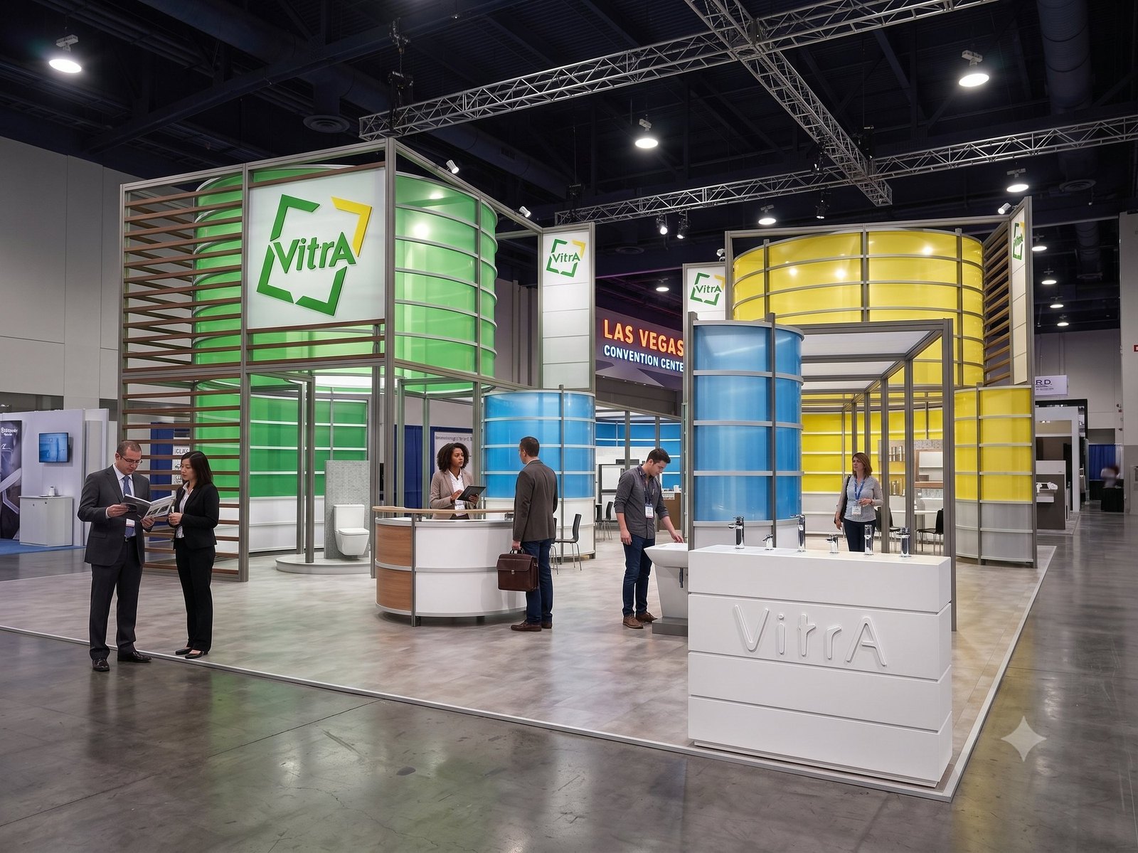 Exhibition stand — Eczacıbaşı Sanitaryware — Las Vegas, 2005