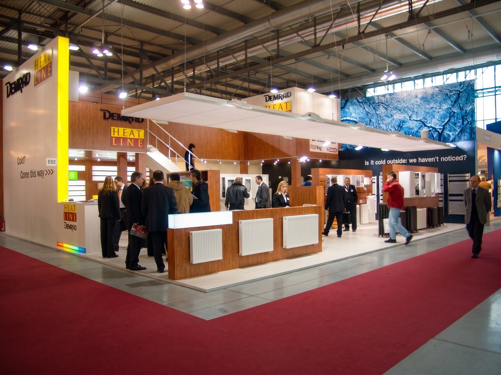 Exhibition stand — Demirdöküm Heating Systems — Paris, 2005