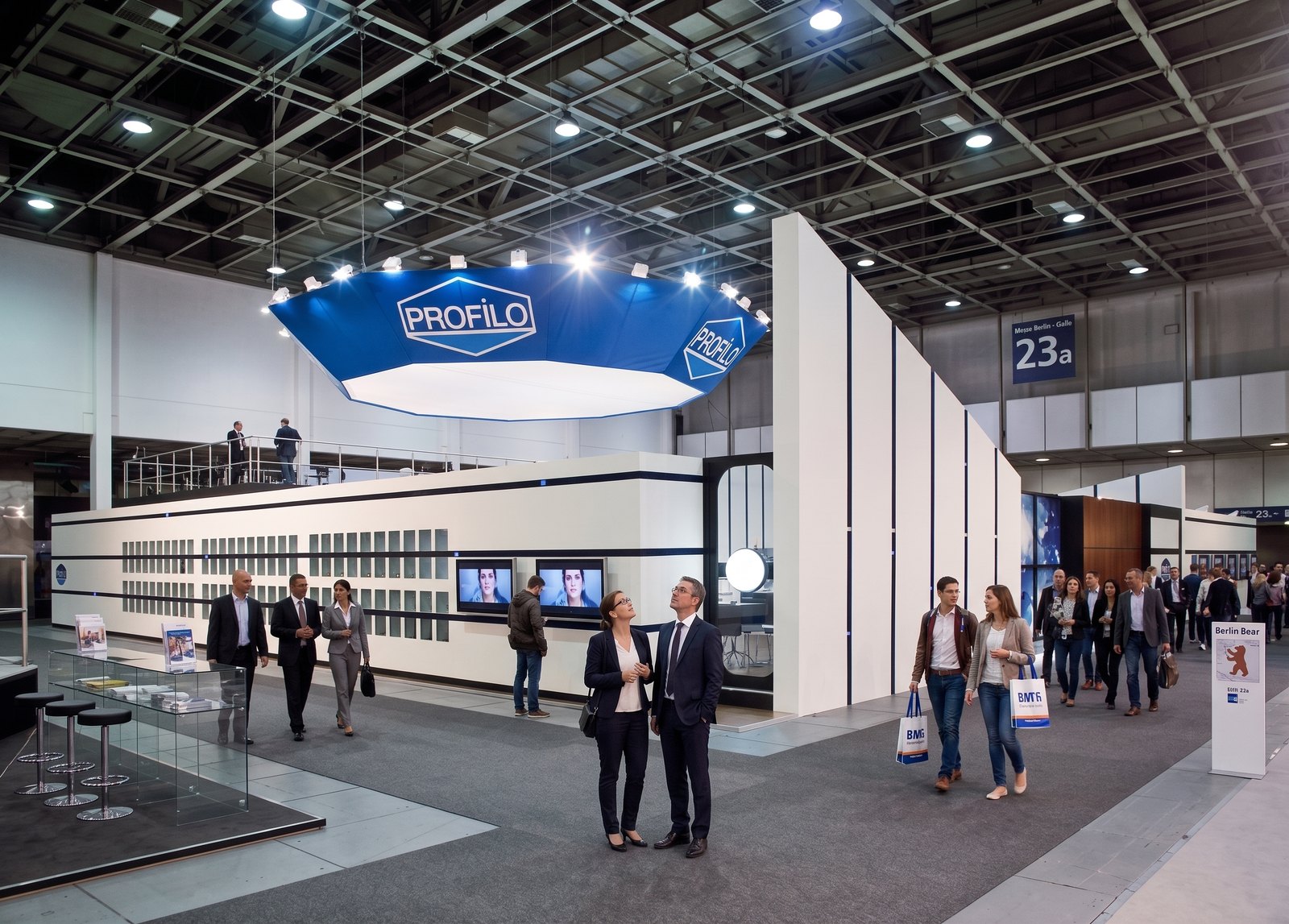 Exhibition stand — Profilo Display Technology — concept perspective, 2005