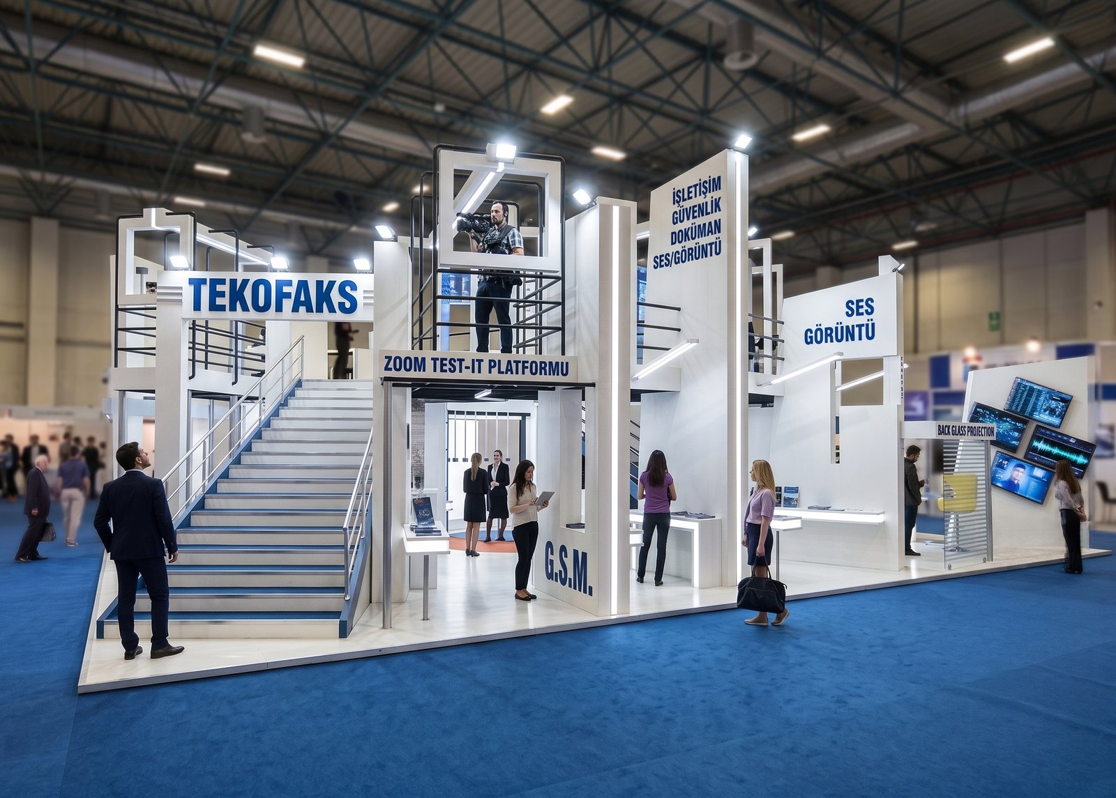 Exhibition stand — Tekofaks Home Technology — İzmir, 2004