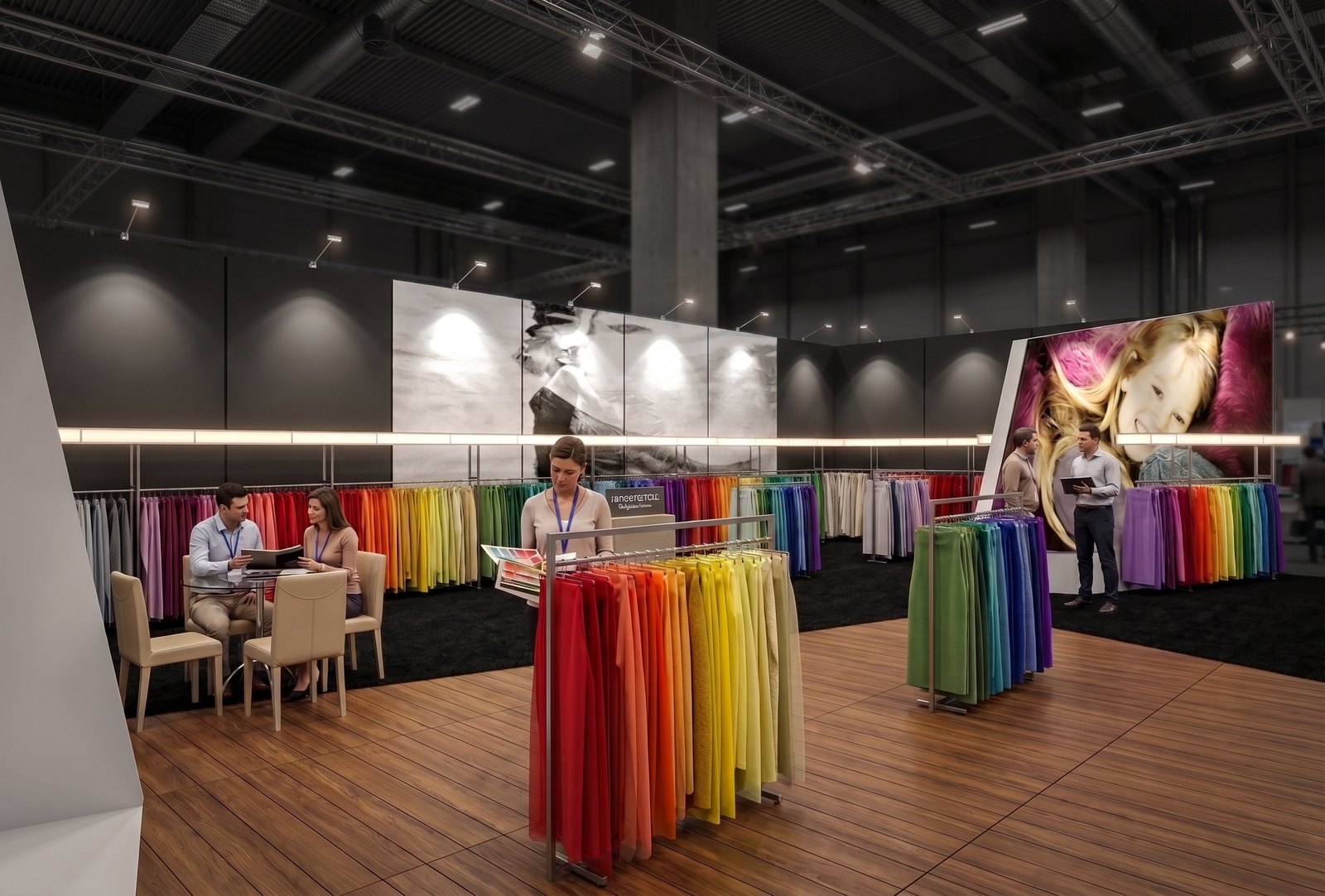 Exhibition stand — Küçükçalık Textiles — Hannover, 2005