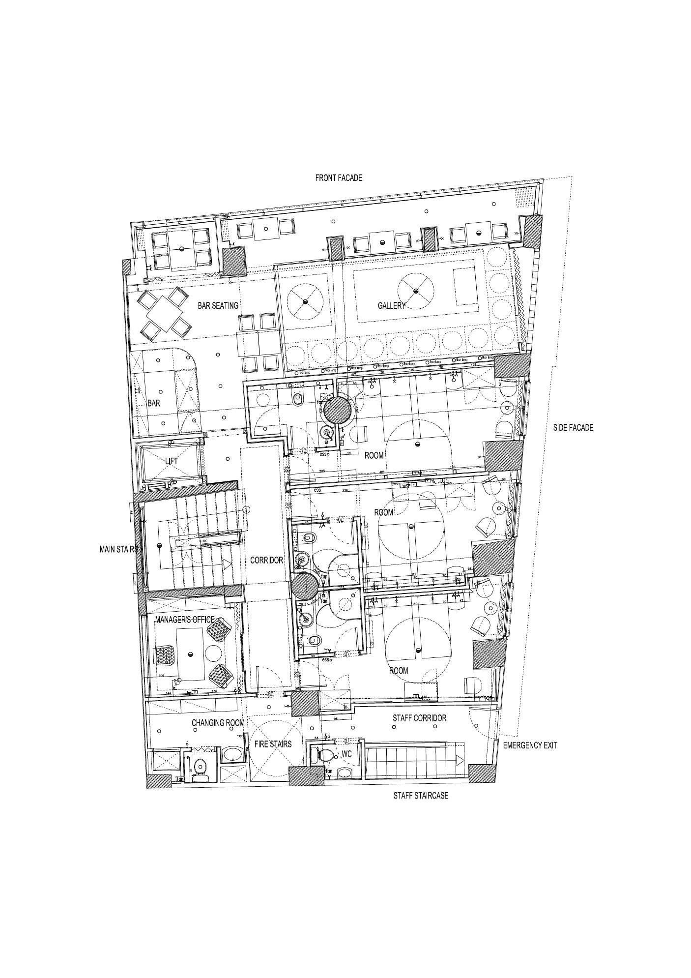 Ottoman Park Hotel — Mezzanine floor plan
